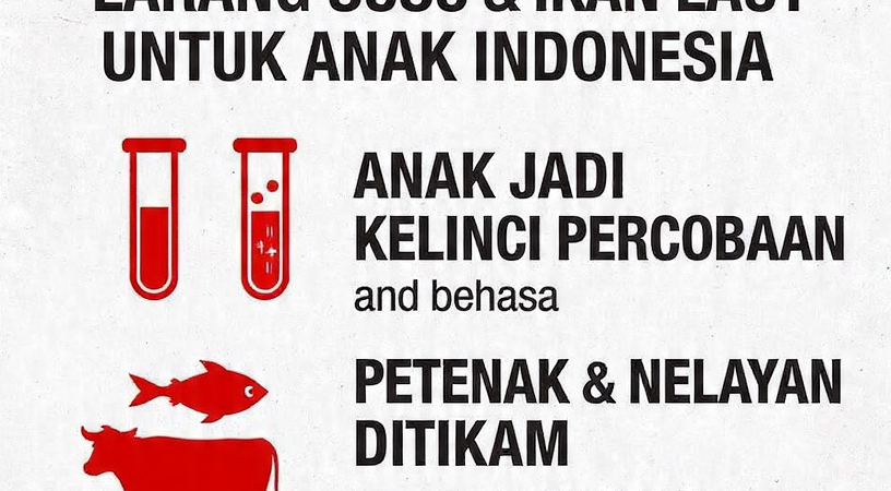 BREAKING NEWS: EFISIENSI PALSU – SAAT BGN LARANG SUSU & IKAN LAUT UNTUK ANAK INDONESIA